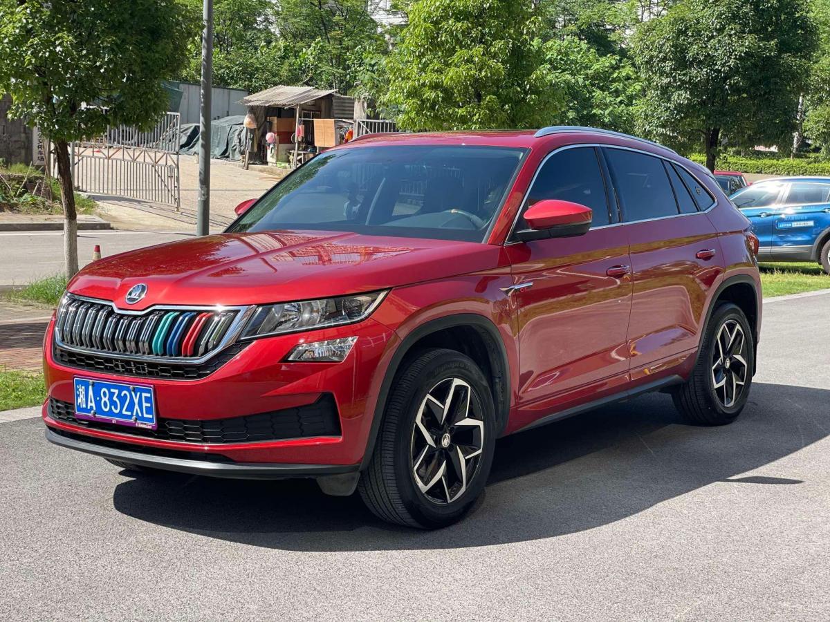 斯柯达 柯迪亚克gt 2019款 tsi330 两驱舒适版 国v 红色 自动档