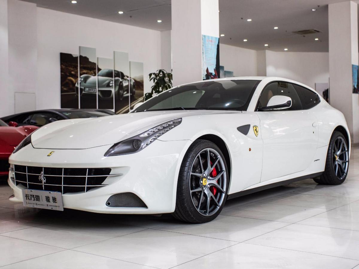 上海2014年4月法拉利ff2011款63l白色手自一体