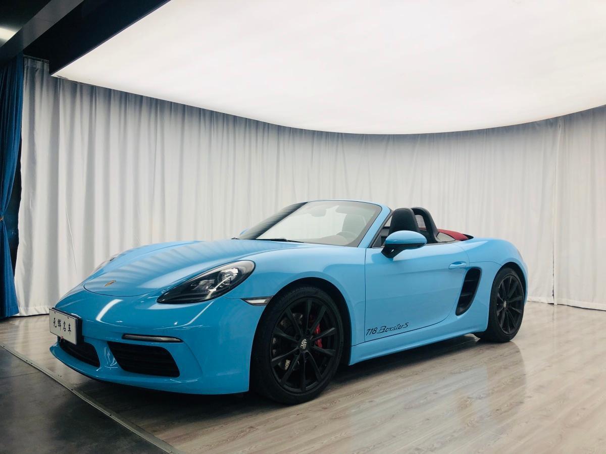 上海2016年11月保时捷7182016款71820tpdk软顶敞篷蓝色自动档