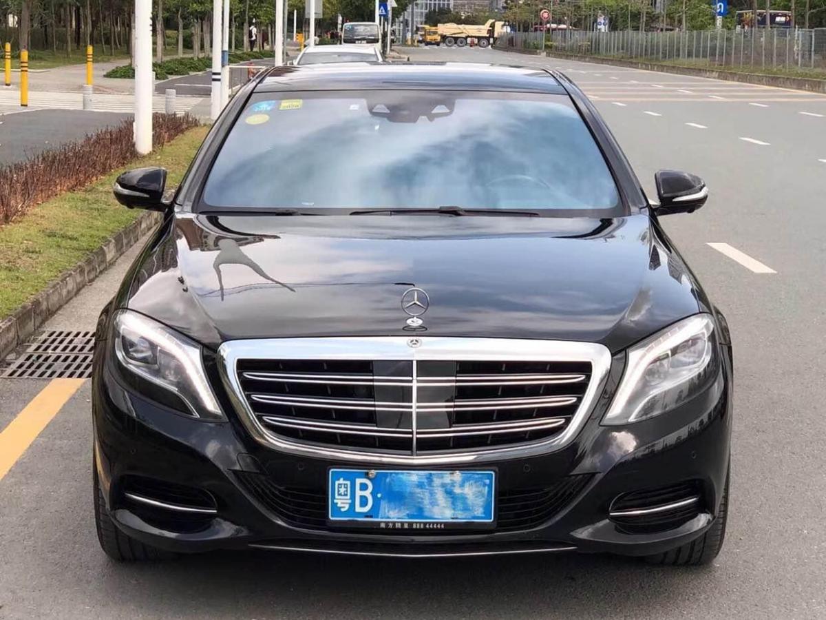 深圳2014年12月奔驰奔驰s级2014款s600l60t黑色手自一体