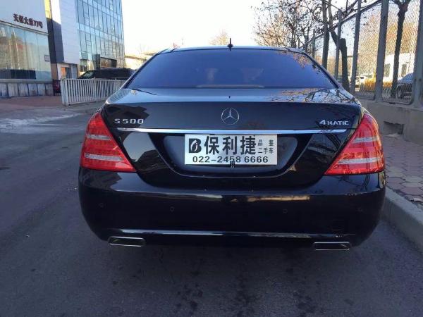 【天津】2010年10月 奔驰 s级 s500l 5.5 四驱版 黑色 手自一体