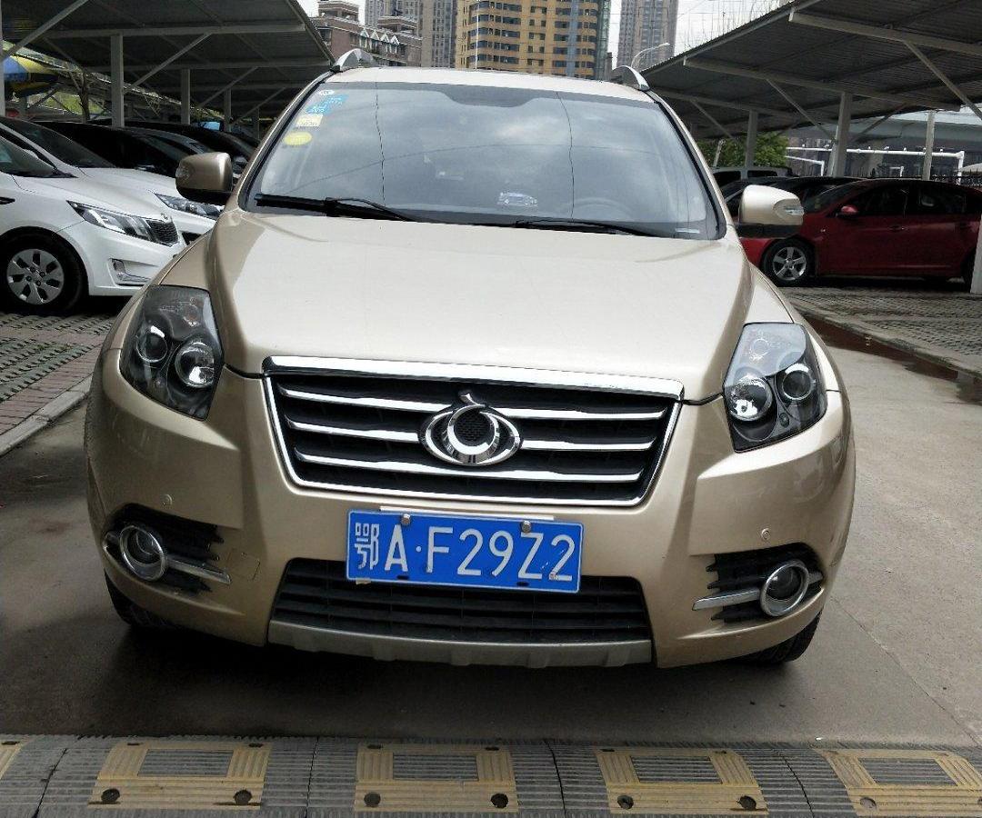 武汉2014年6月吉利gx720l自动尊贵型香槟色自动档