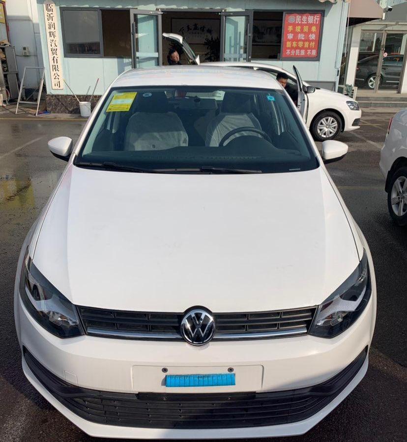 【临沂】2019年11月 大众 polo 2018款 1.5l 自动安享型 白色 自动档
