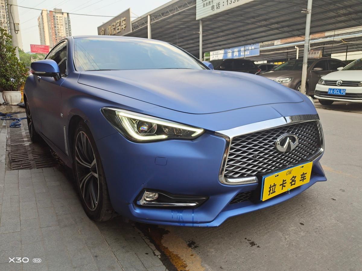 重庆2018年7月英菲尼迪q602017款20t豪华版蓝色手自一体