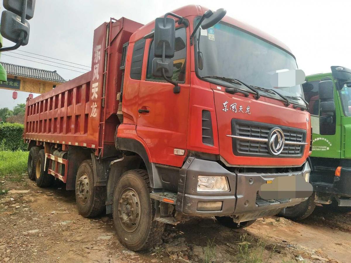 【玉林二手车】2018年12月_二手东风天龙前四后八自卸,国五排放_价格2