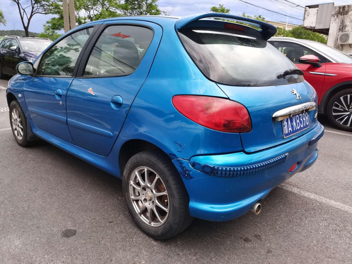 【杭州】2007年6月 标致206 2007款 1.4l 手动跃动版 手动挡