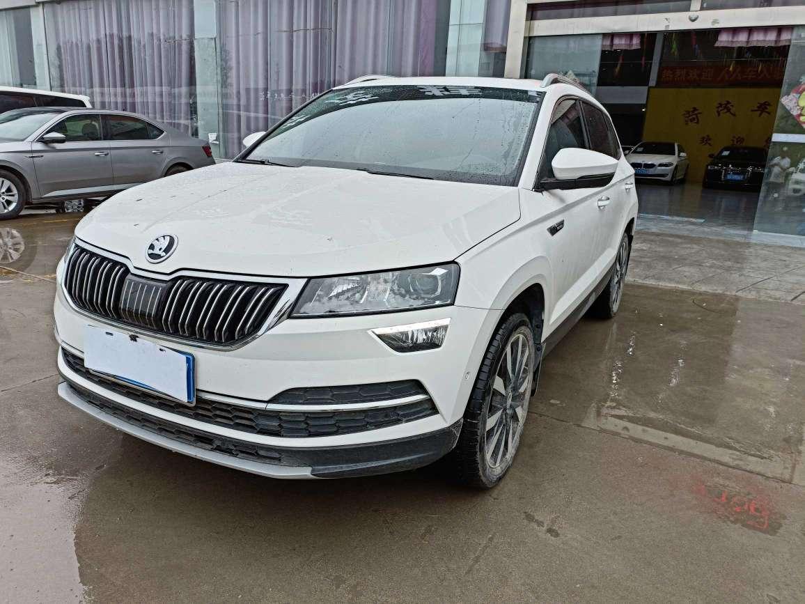 菏泽2019年9月斯柯达柯珞克2020款tsi280智行豪华版国vi白色自动档