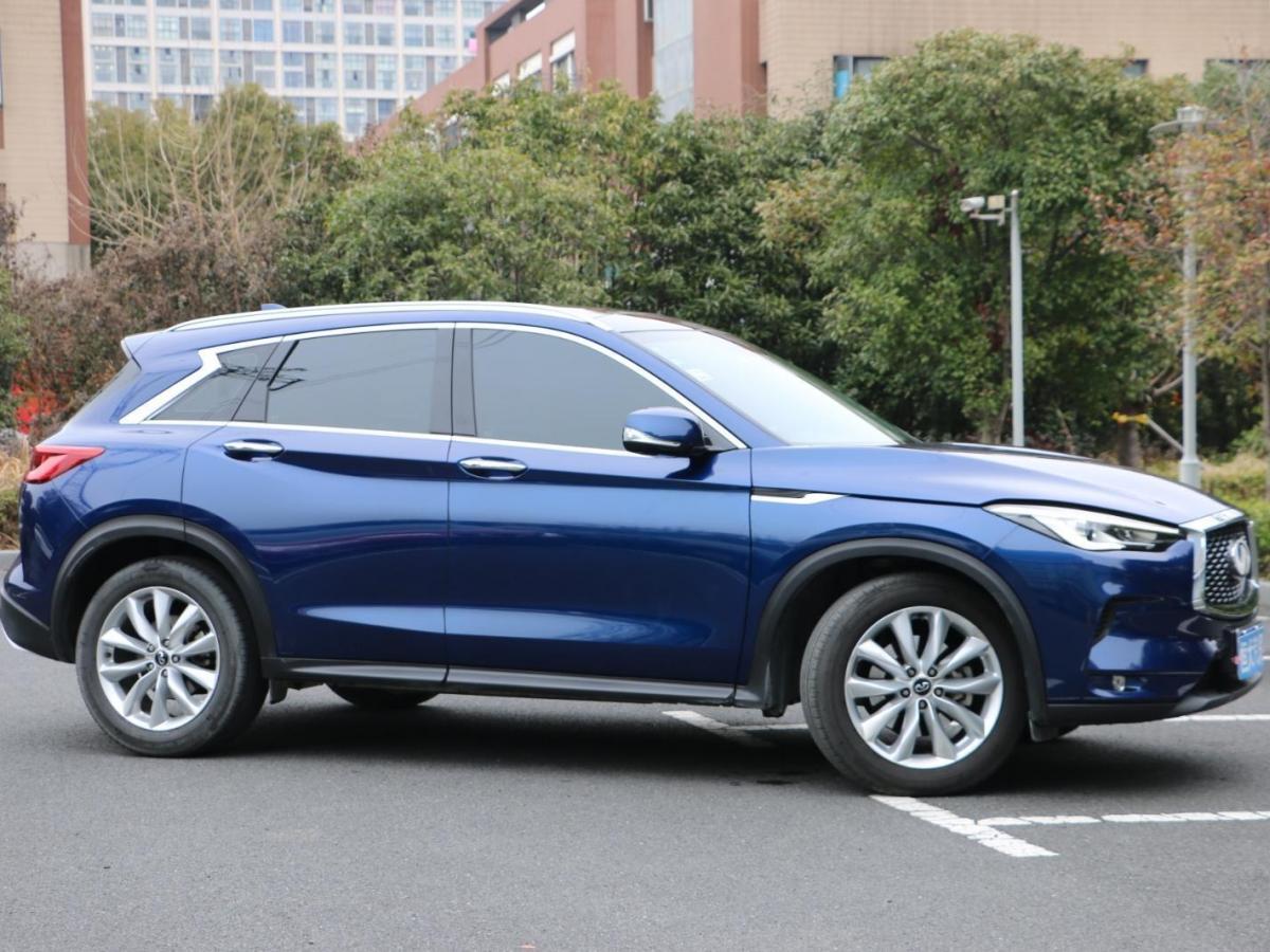 常州2019年6月英菲尼迪qx502018款20t四驱菁英版蓝色自动档