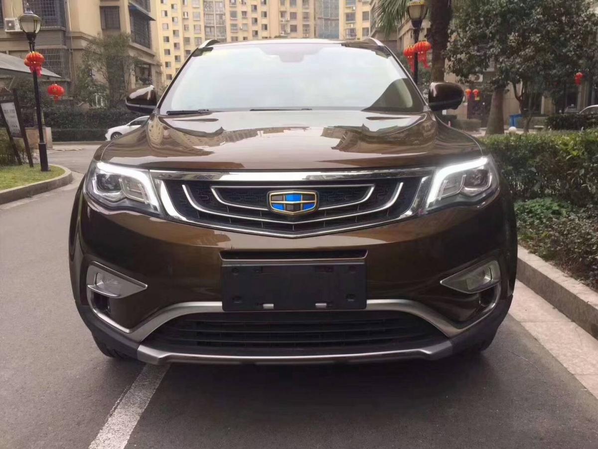 温州2017年01月吉利博越2017款18td智联型