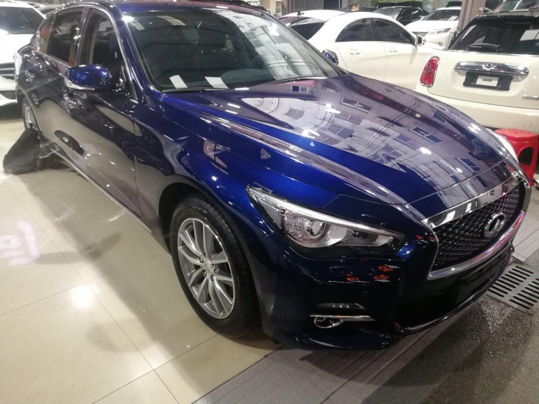 佛山2017年12月英菲尼迪q50l20t舒适版国v蓝色自动档