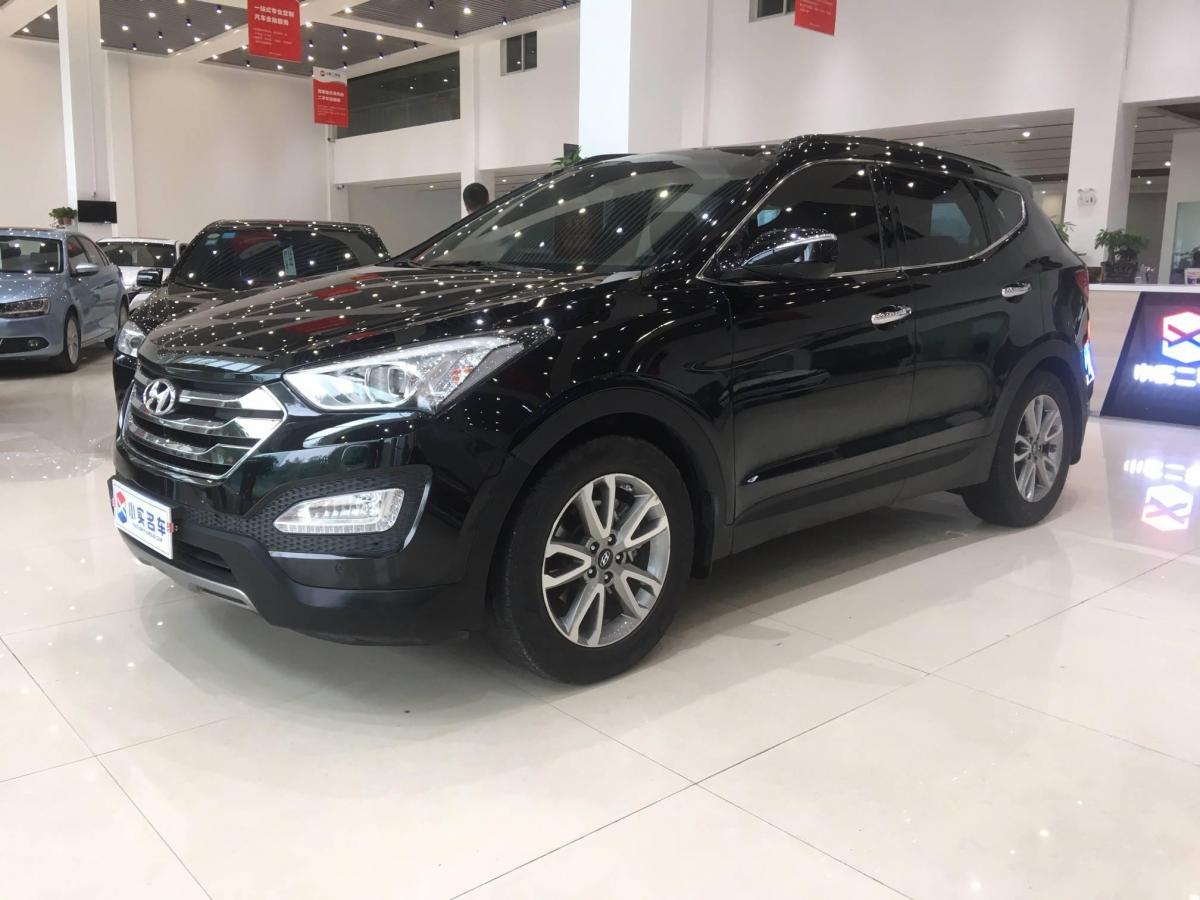 宜宾2014年5月现代胜达2013款改款20t自动四驱顶级型黑色自动档