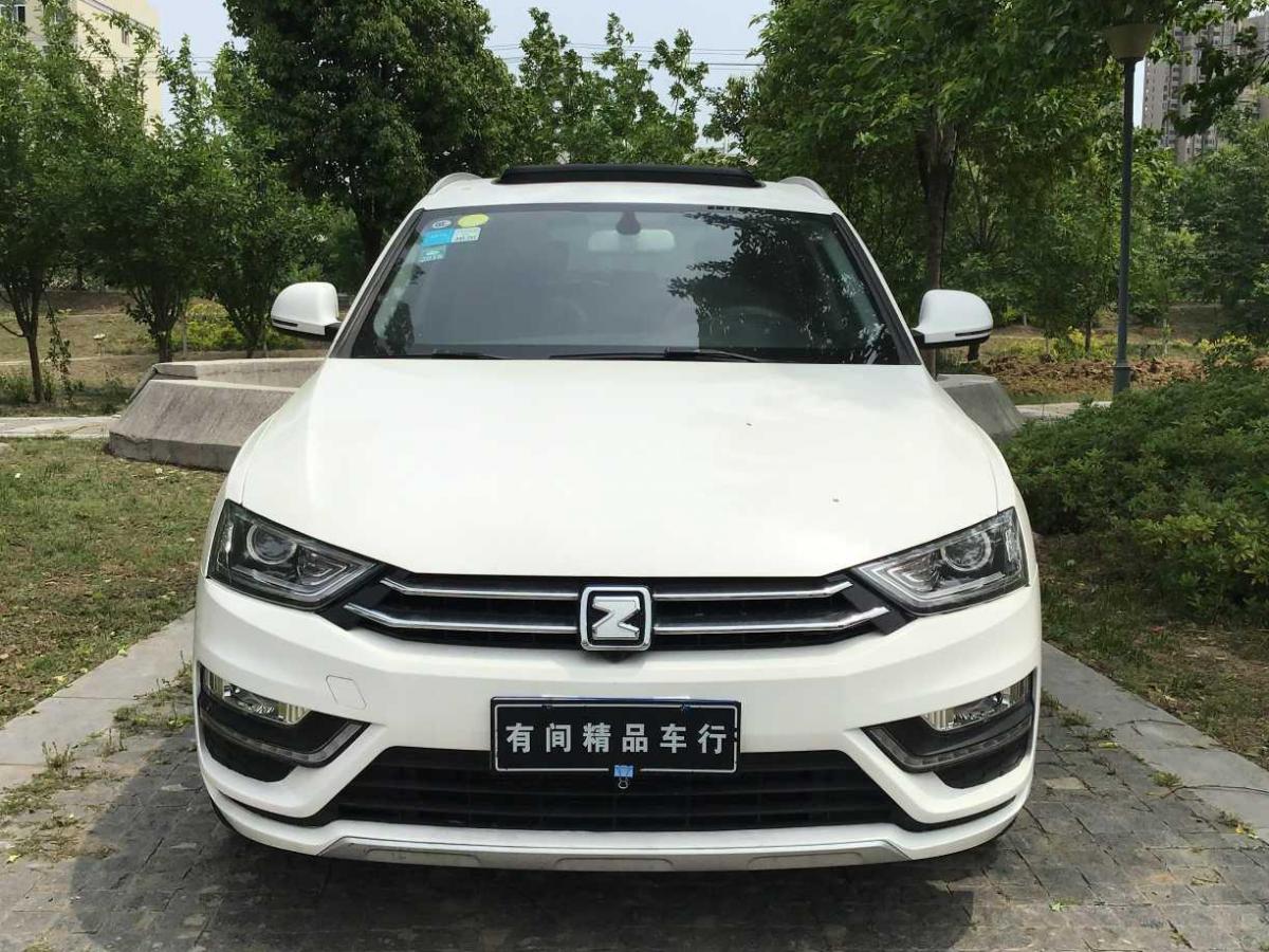 阜阳2016年6月众泰sr72016款15t手动魔方之心版国iv白色手动挡