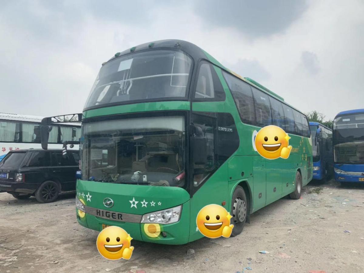 深圳2016年7月三台打包优惠海格55座中门司机卧铺绿色手动挡