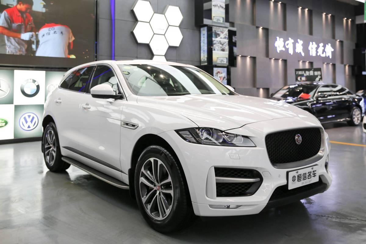 贵阳2018年12月捷豹fpace2019款20t四驱rsport运动版白色手自一体