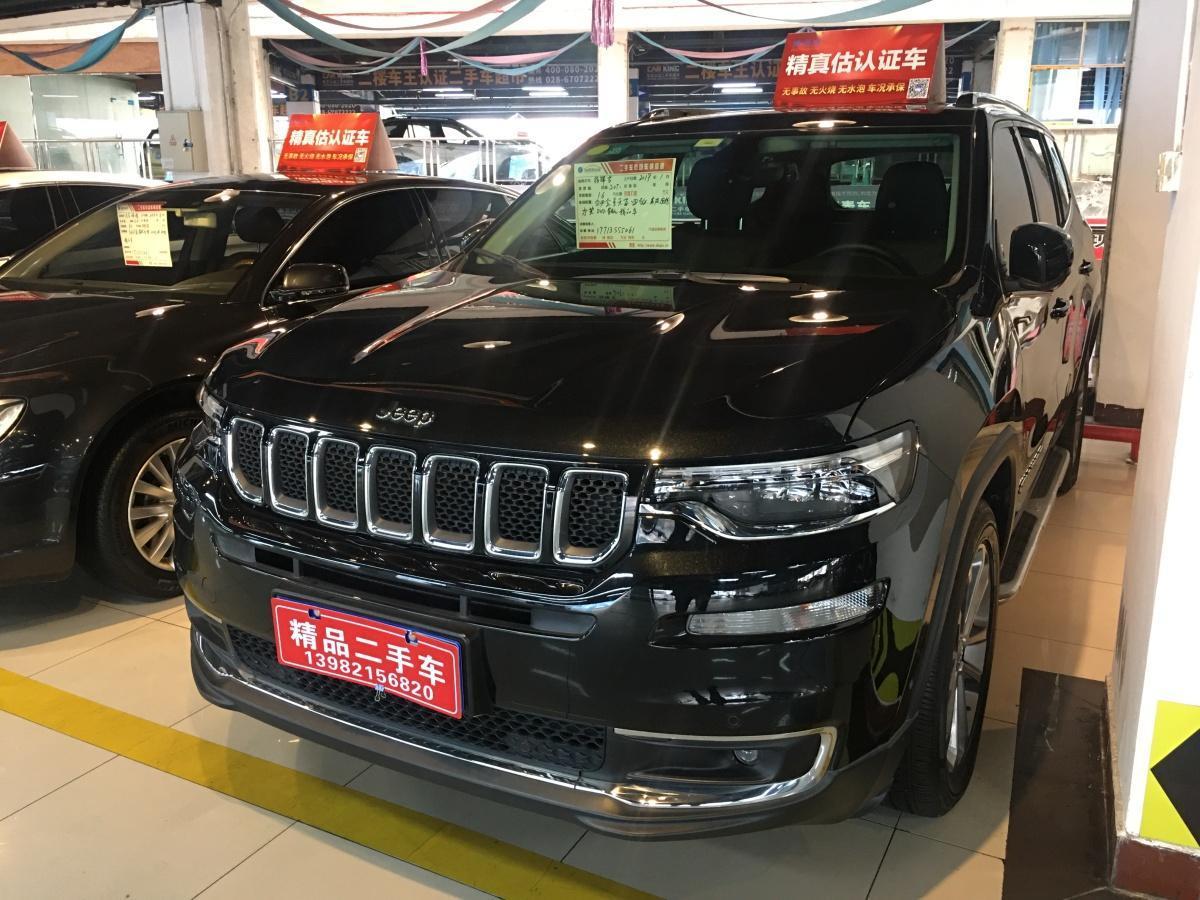 成都2019年1月jeep指挥官2018款20t四驱臻享版黑色手自一体