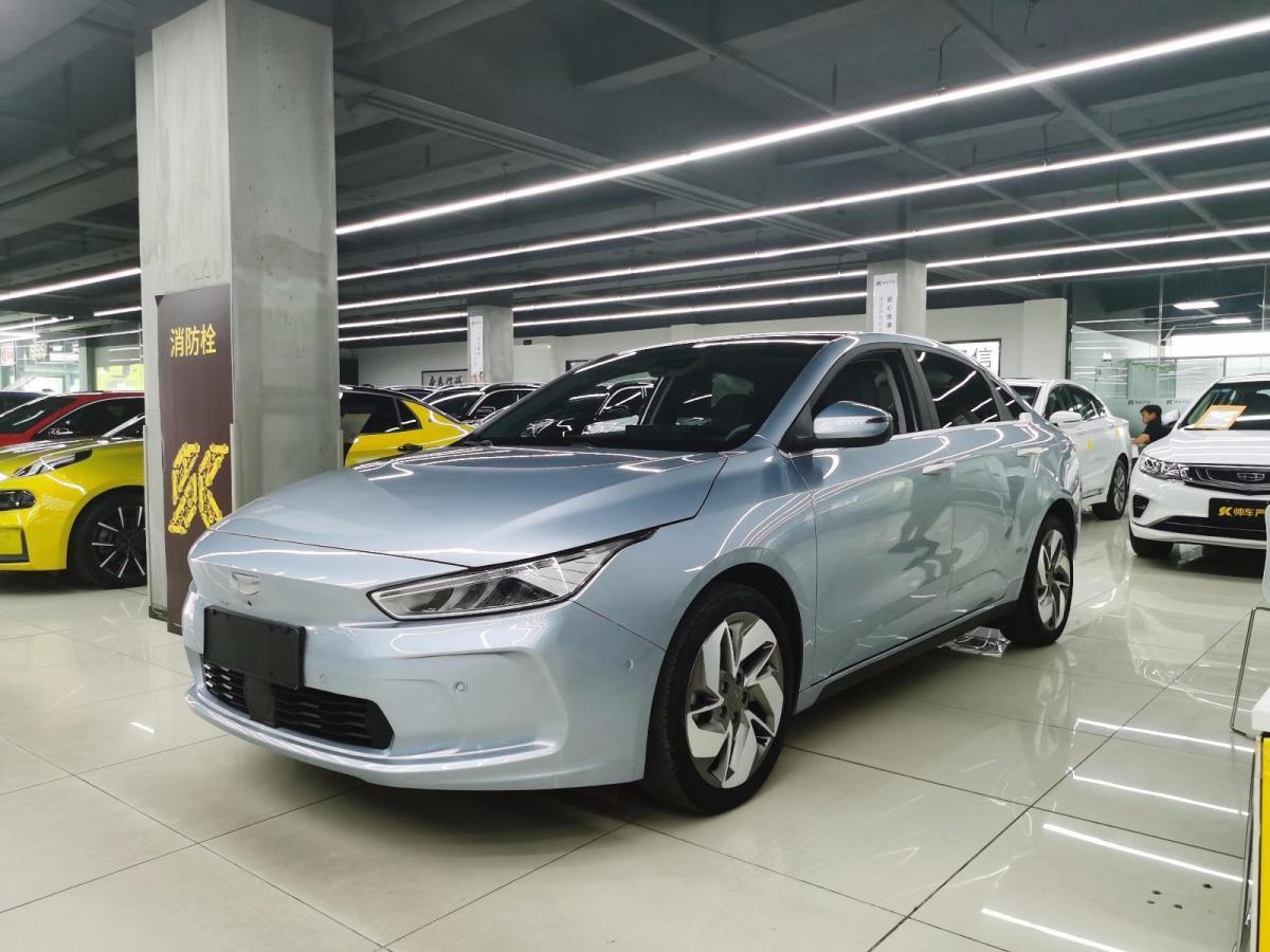 杭州2019年6月几何a2019款高维标准续航幂方版蓝色自动档