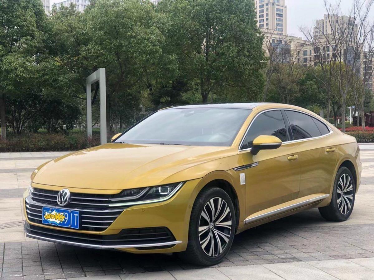 宁波2020年5月大众一汽大众cc2020款330tsi魅颜版国vi黄色自动档