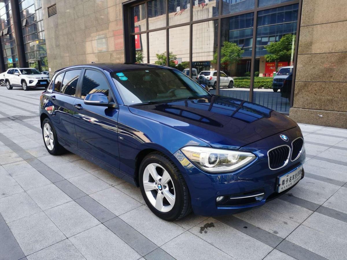 绍兴2012年6月宝马宝马1系2012款118i运动型蓝色手自一体