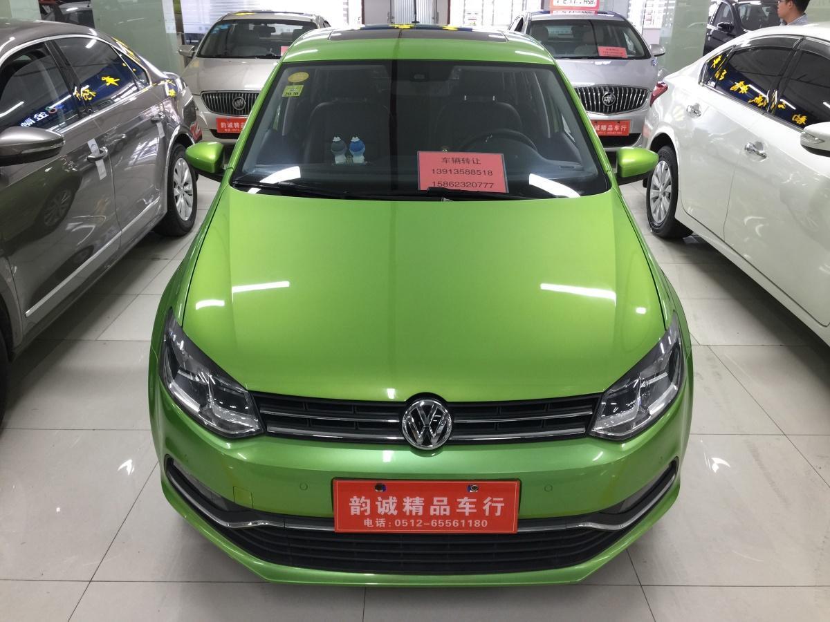 苏州2014年10月大众宝来2014款16l自动豪华型绿色手自一体