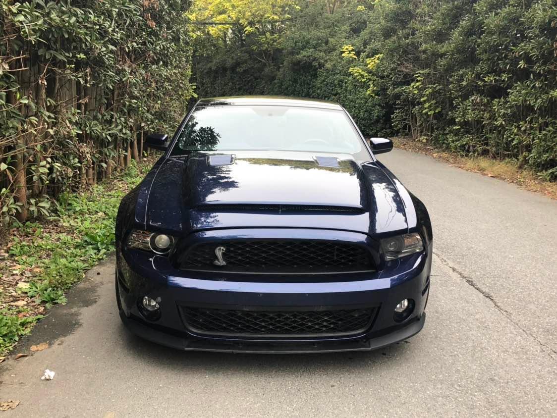 杭州2013年6月福特mustang2013款gt500蓝色手动挡