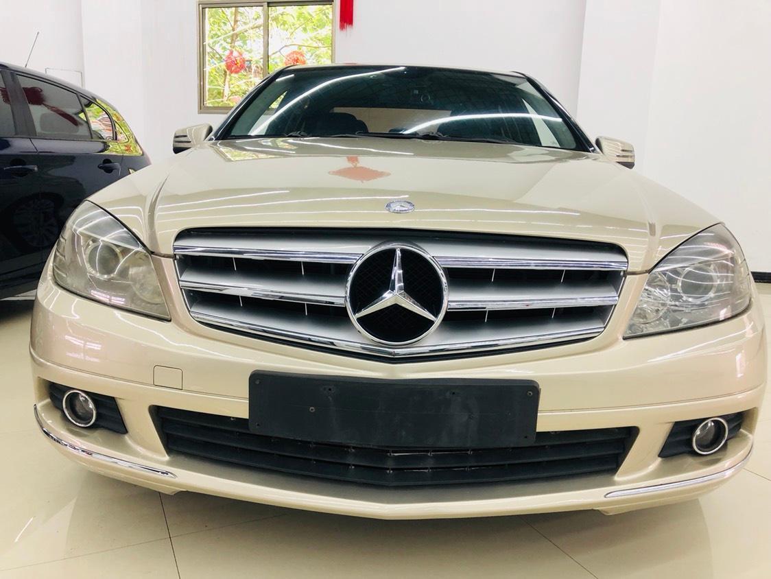 金华2010年6月奔驰奔驰c级2010款c200cgi优雅型香槟色手自一体