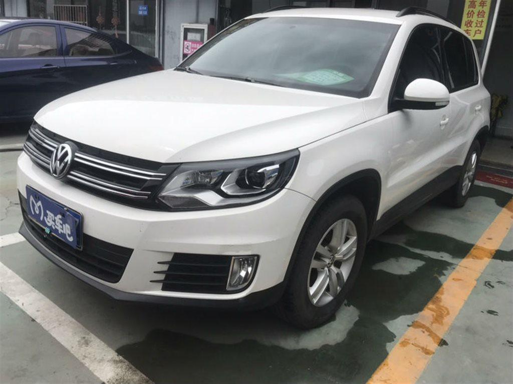 南京2013年11月大众途观2013款18tsi手动两驱风尚版白色手动挡