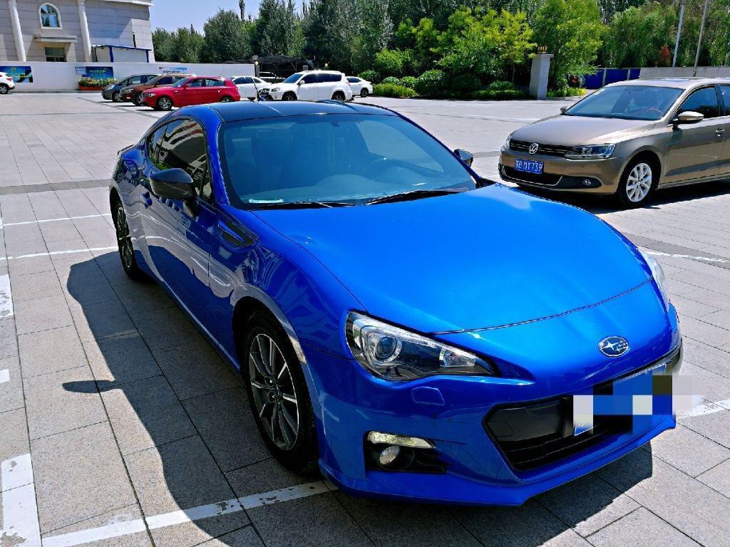 包頭2015年4月斯巴魯brz2013款20i自動豪華型藍色自動檔