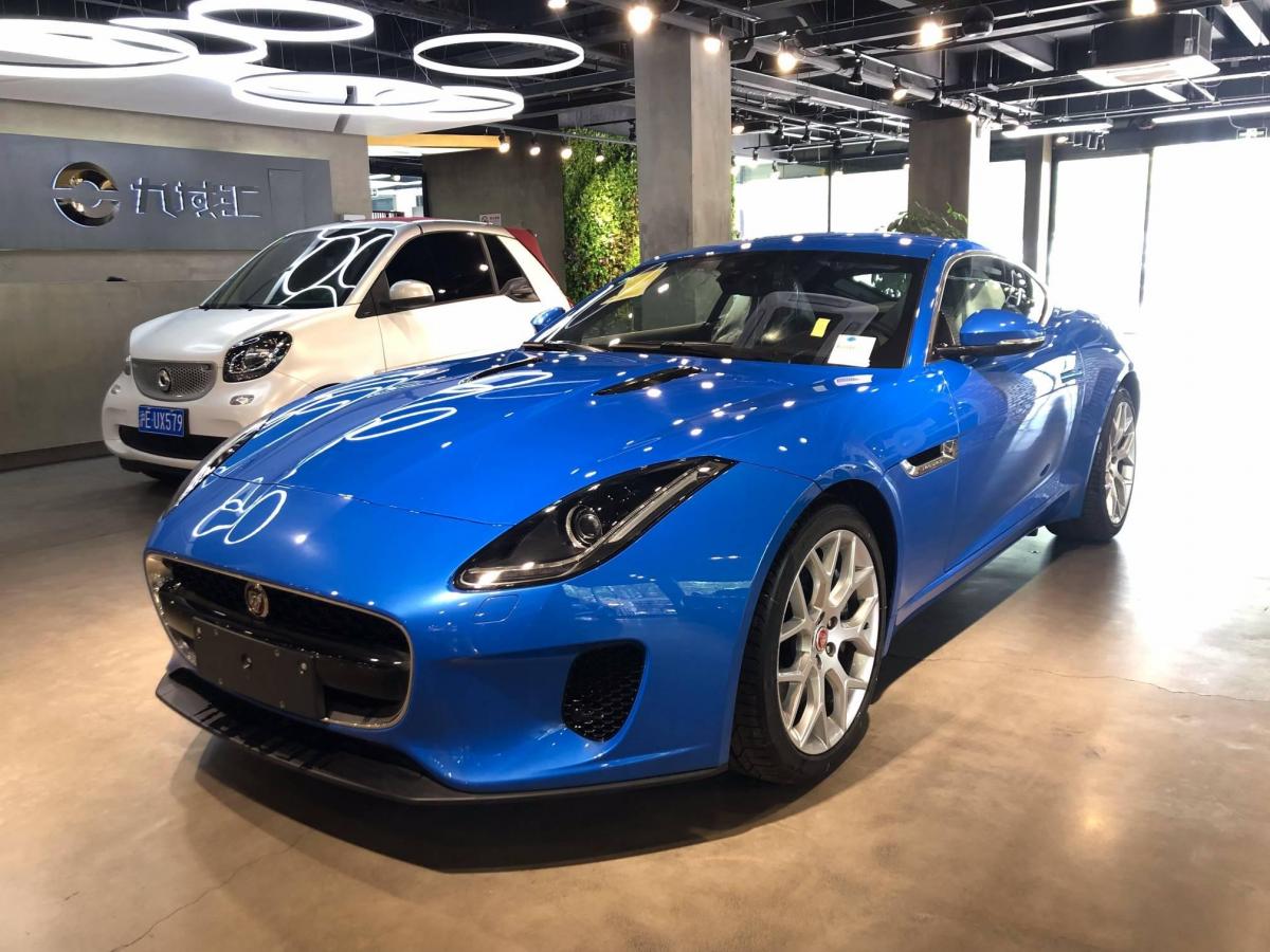 上海2019年6月捷豹ftype2019款20t硬顶版蓝色自动档