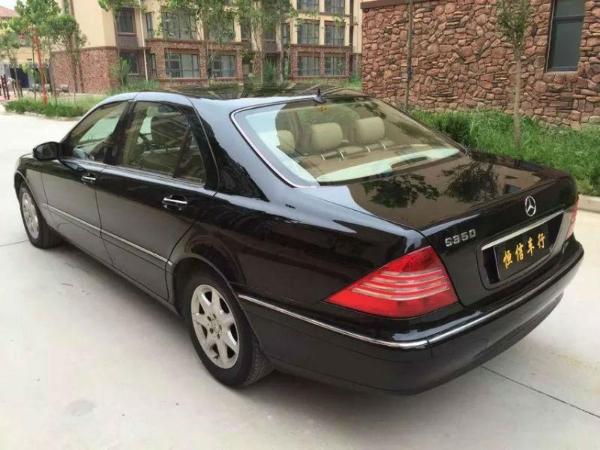 【济南】2003年5月 奔驰 s级 s350 3.7 黑色 手自一体