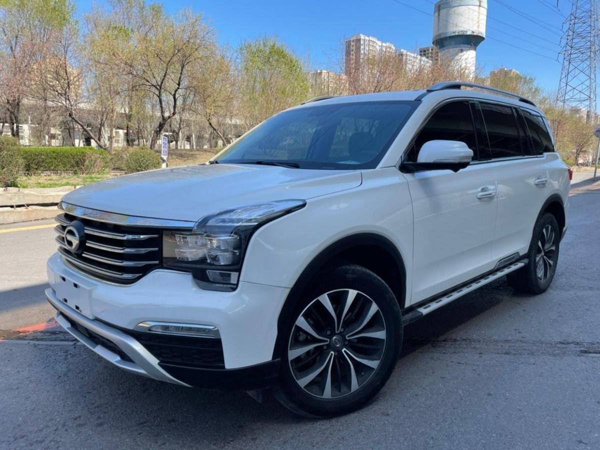 沈阳2018年9月广汽传祺gs82017款320t四驱至尊版白色手自一体