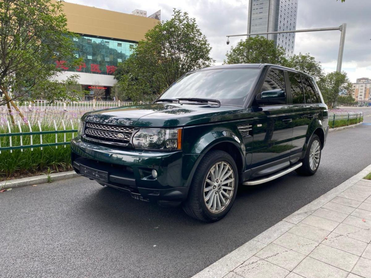 温州2012年9月路虎揽胜运动版2012款30tdv6hse柴油版绿色手自一体