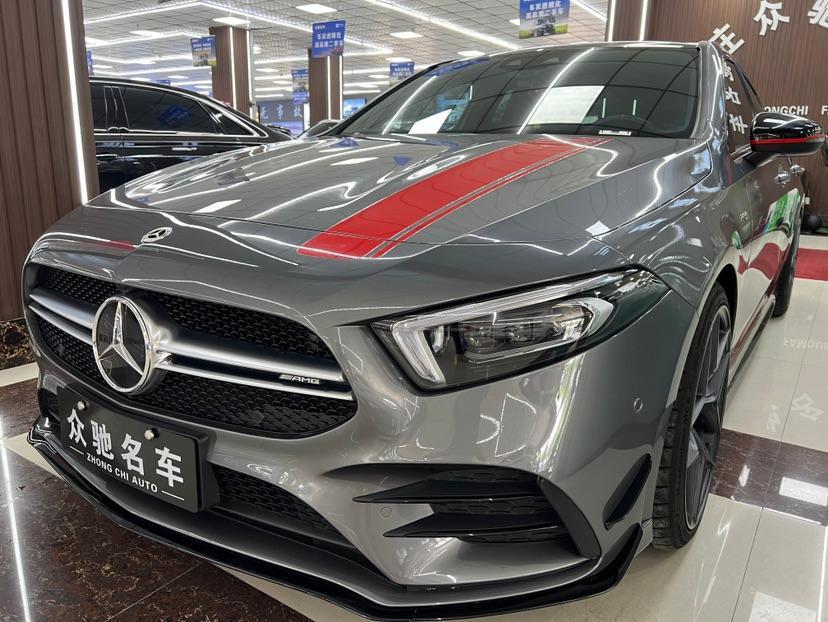 奔馳 奔馳A級AMG  2022款 AMG A 35 L 4MATIC 熾夜特別版圖片