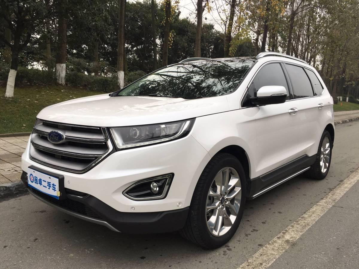 成都2017年7月福特锐界2017款ecoboost245四驱旗舰型白色手自一体