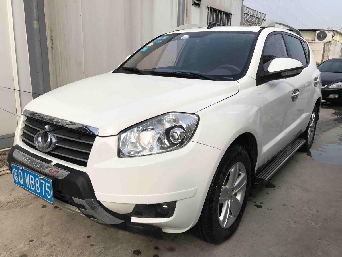 阳江2015年02月吉利吉利gx72014款18l手动尊贵型白色手动挡