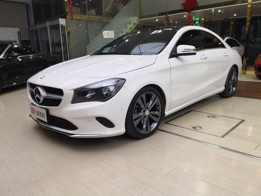 北京2016年12月奔驰奔驰cla级2016款cla20016t动感型白色自动档