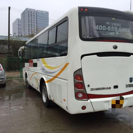 【长沙】2014年5月 宇通6809,35座 白色 手动挡