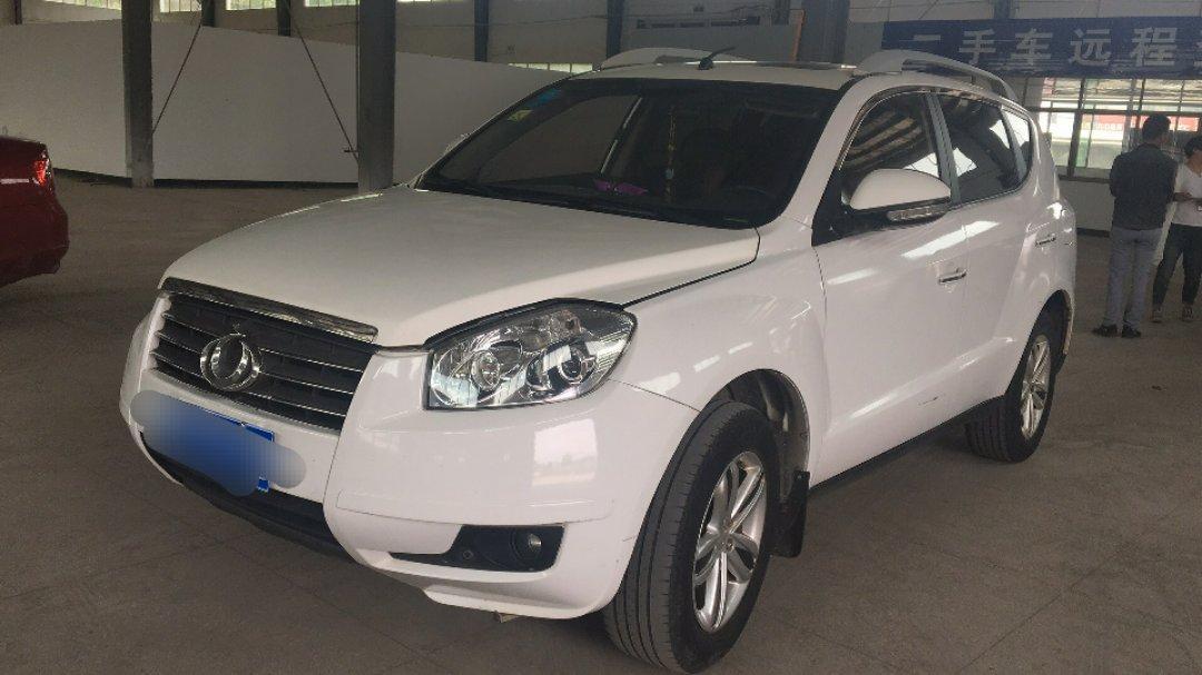 萍乡2014年1月吉利gx718l手动尊贵型白色手动挡