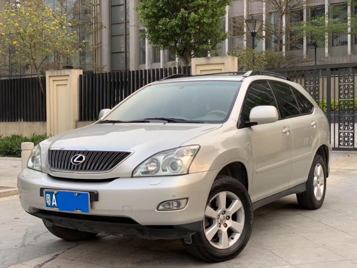 广州2006年6月雷克萨斯rx经典2006款350银灰手自一体