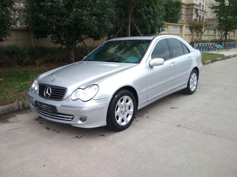 宁波2007年9月奔驰奔驰c级2007款c200k优雅型银灰自动档