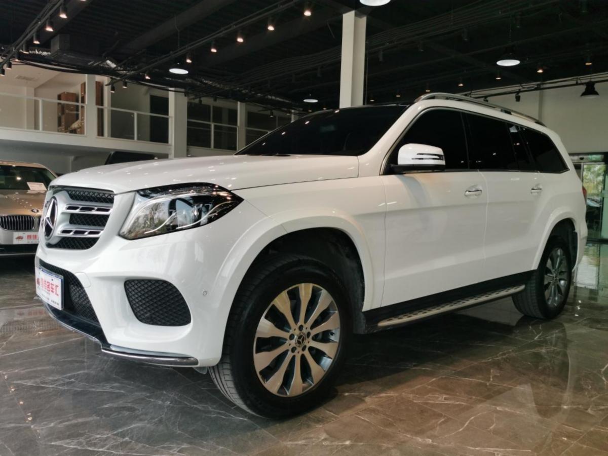 南京2018年6月奔驰奔驰gls2018款改款gls4004matic动感型白色自动档