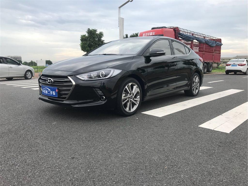 湛江2017年12月现代领动2016款16l自动智炫99精英型黑色自动档