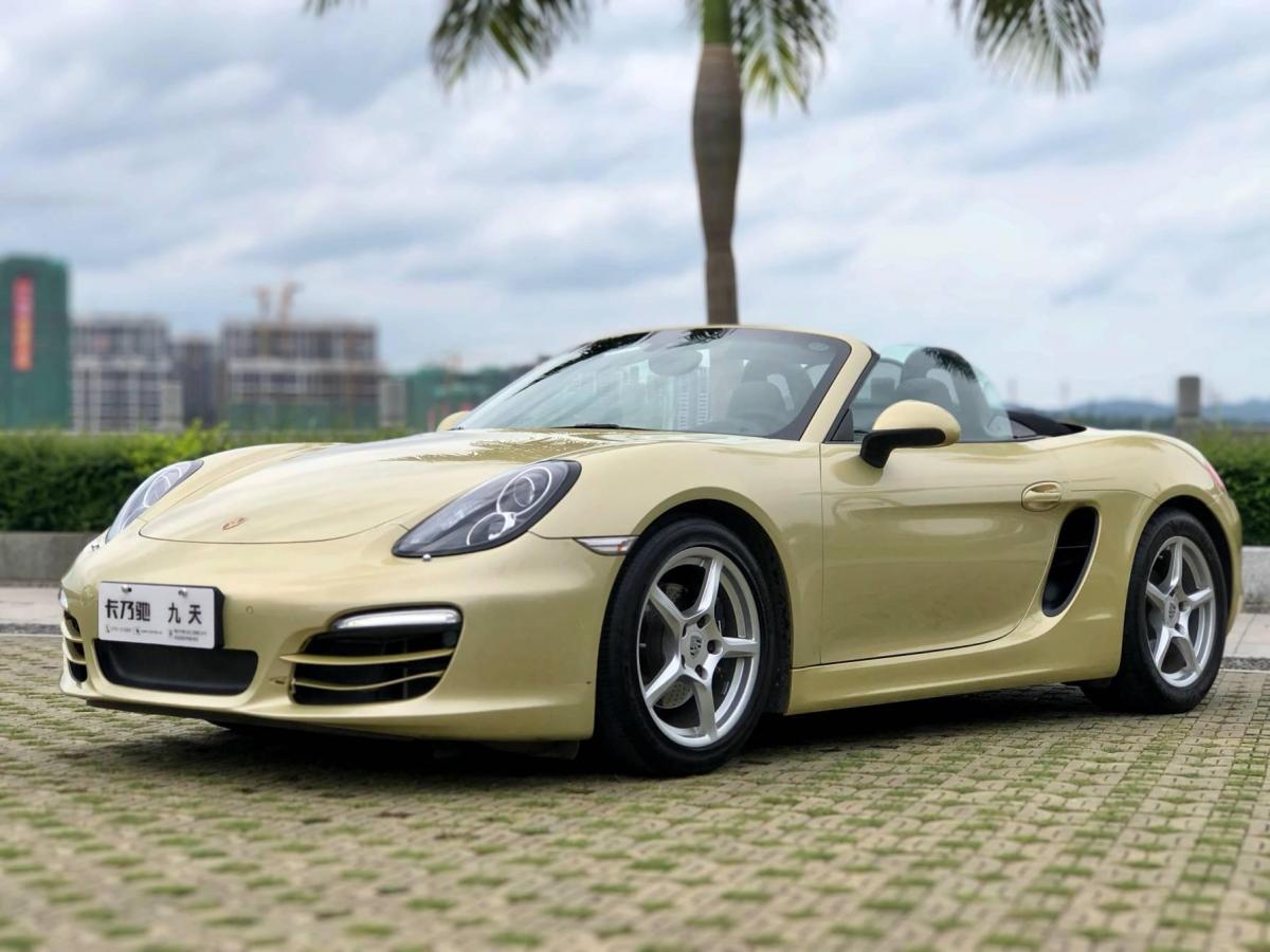 梅州2013年1月保时捷boxster2013款boxster27l香槟色自动档