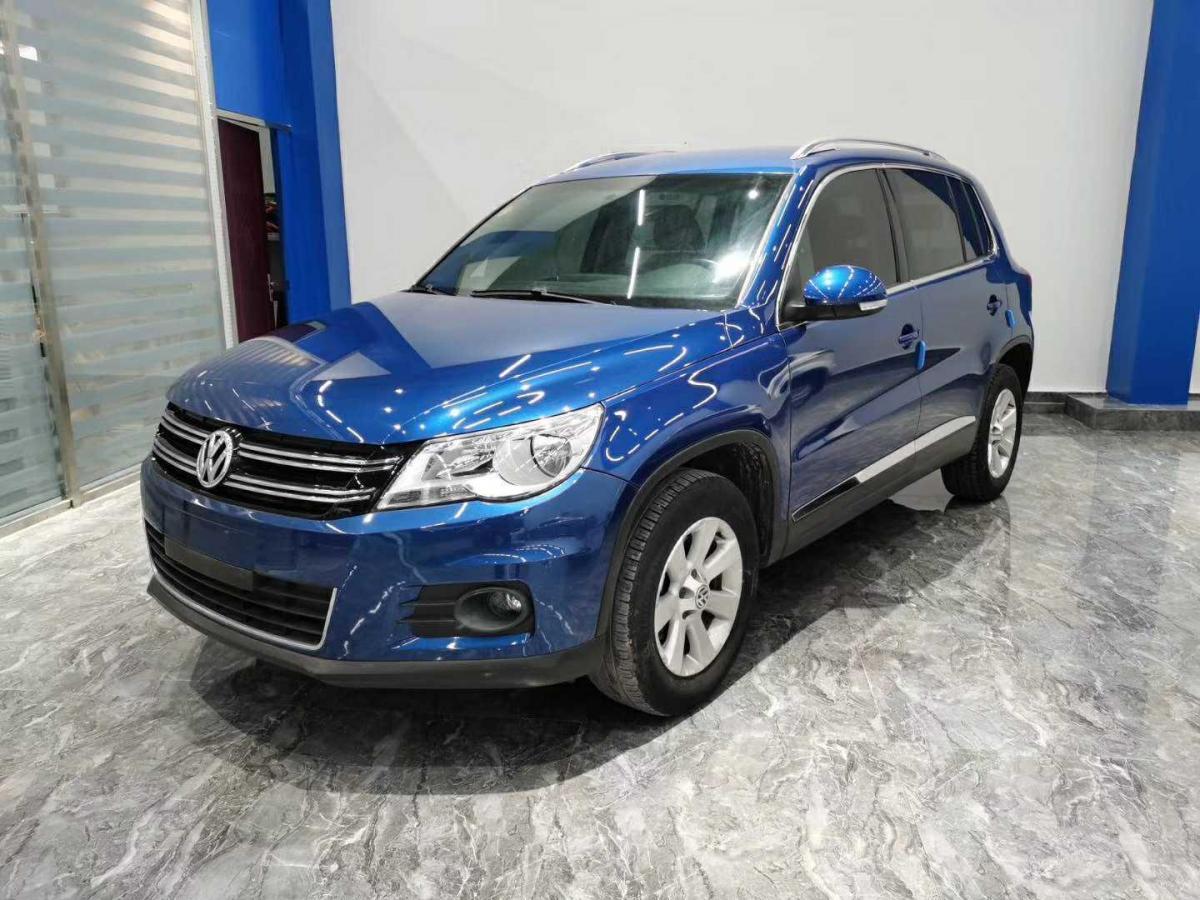 淄博2013年6月大众途观2013款18tsi自动两驱风尚版蓝色手自一体