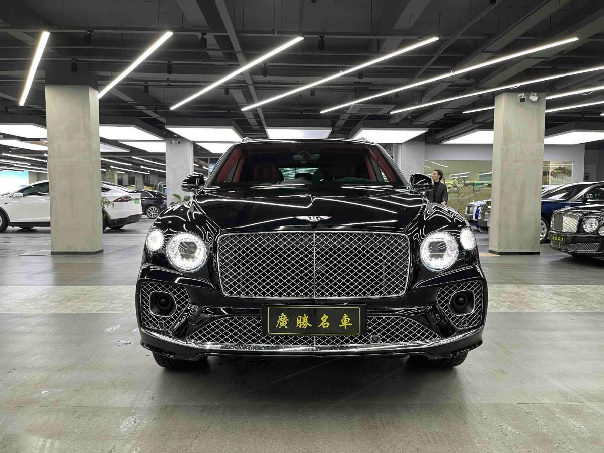 杭州2021年1月宾利添越2021款40tv8firstedition限量版黑色自动档