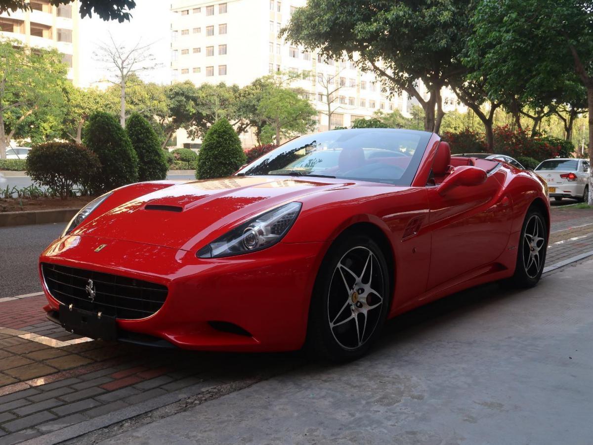 泉州2011年7月法拉利californiat2009款43l标准型红色自动档