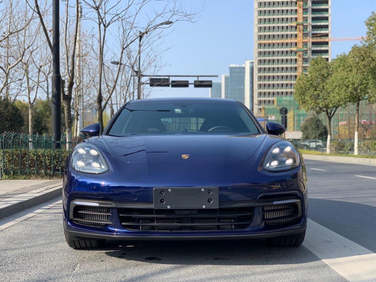 杭州2021年3月保時捷panamera2021款panamera29t藍色自動檔