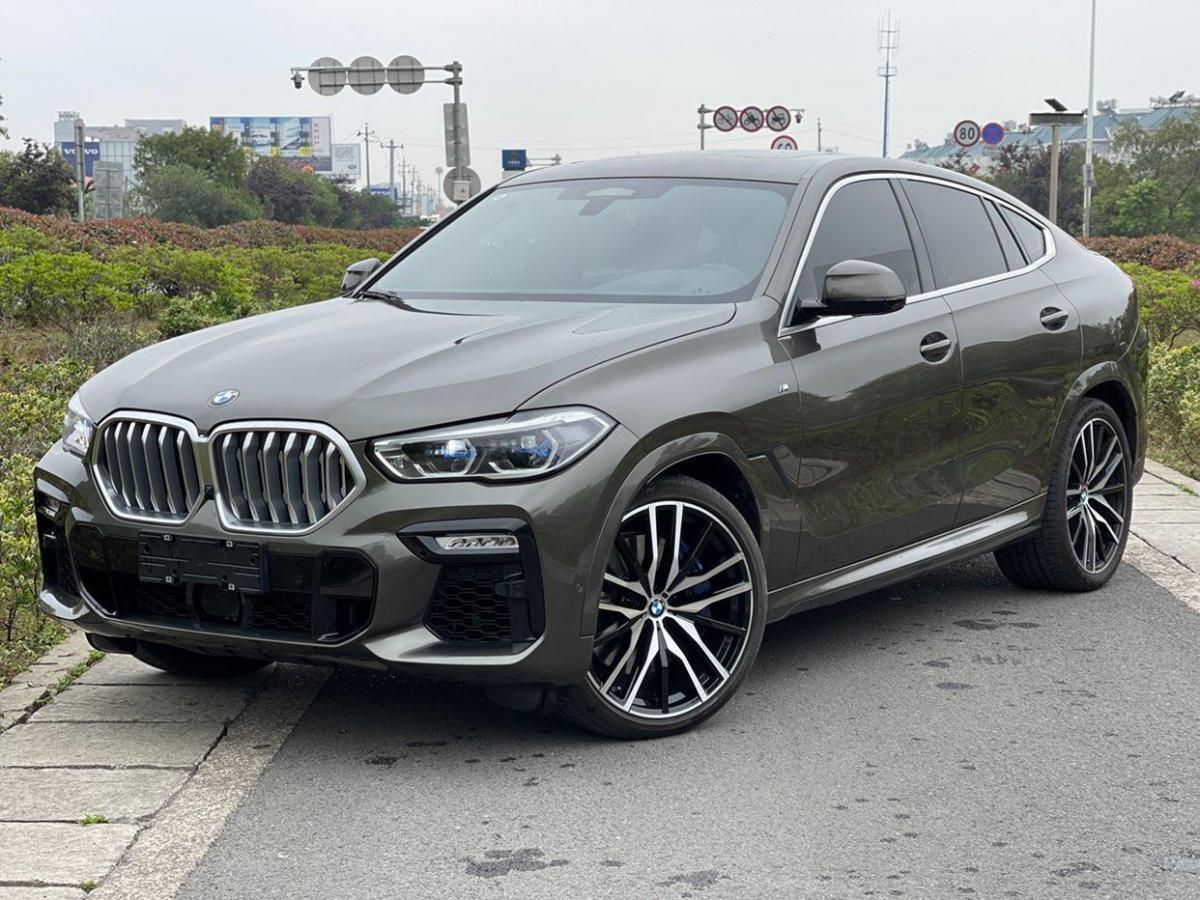 宝马 宝马x6 2021款 xdrive40i 尊享型 m运动套装 香槟色 手自一体