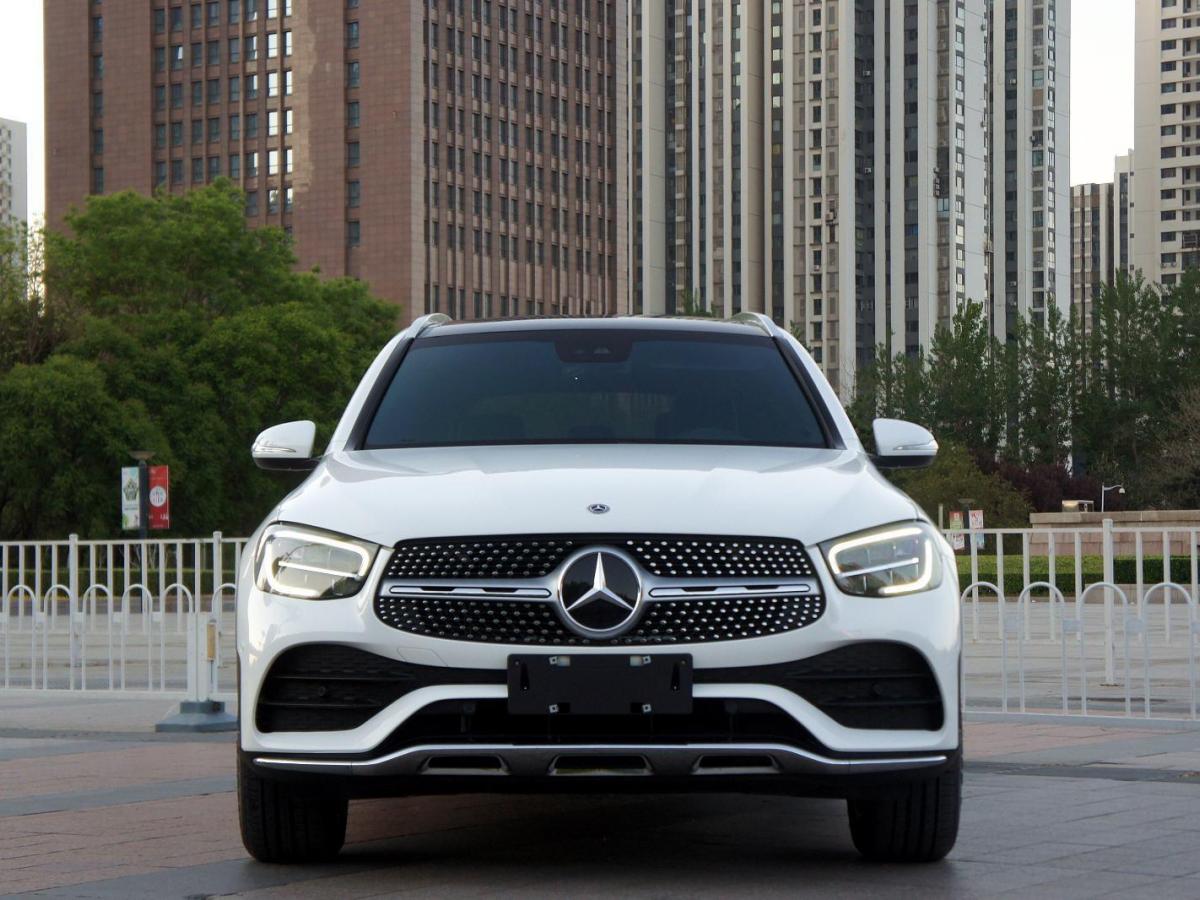 唐山2020年7月奔驰奔驰glc2021款glc300l4matic动感型白色自动档