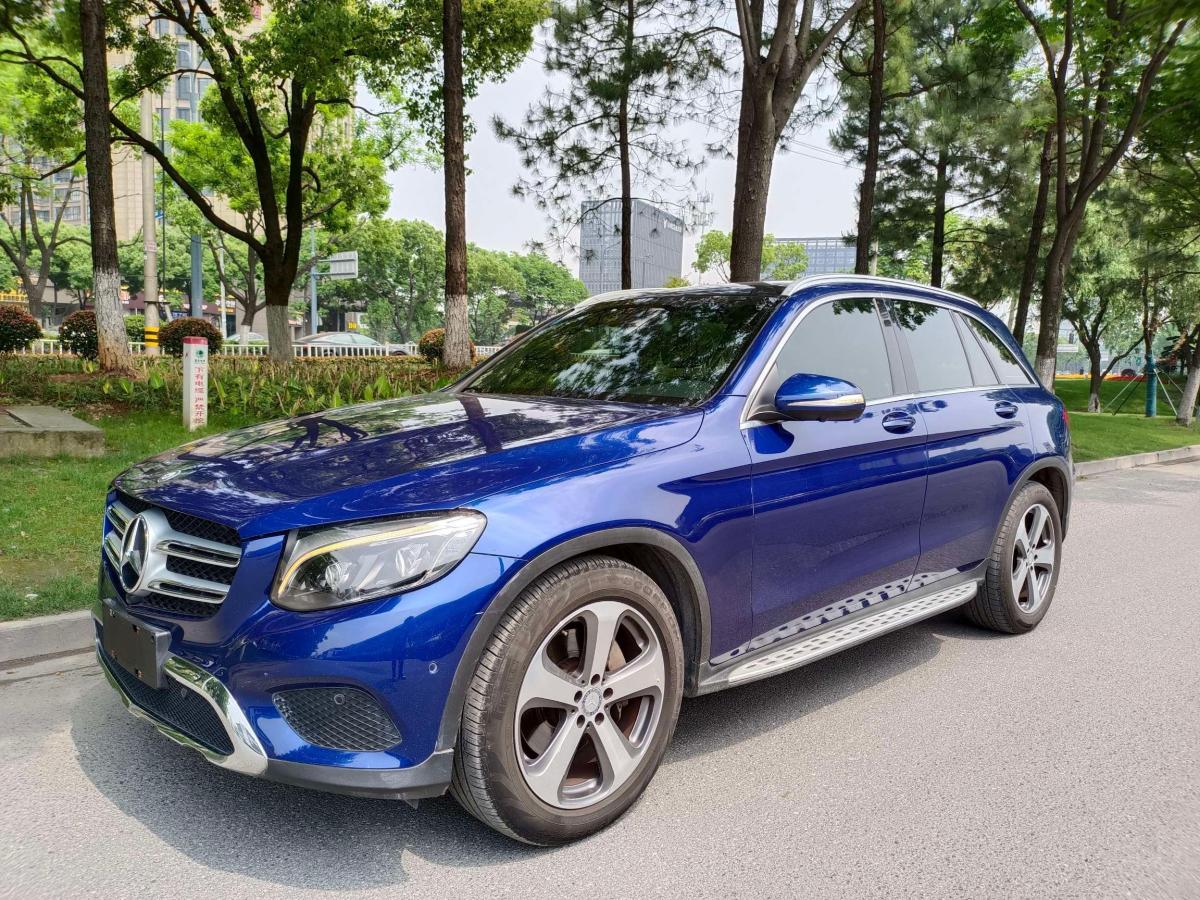 绍兴2016年1月奔驰奔驰glc2016款glc3004matic动感型蓝色手自一体