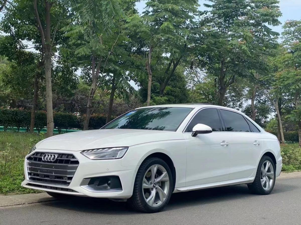 台州2020年11月奥迪奥迪a4l2020款40tfsi豪华致雅型白色自动档